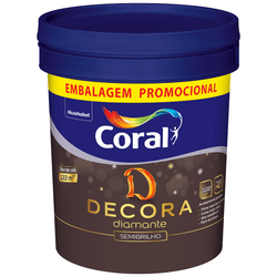 Decora diamante semi brilho balde plastico 20l branco