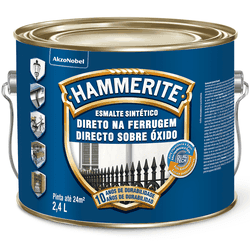 Hammerite s/ferru. brilh 2,4 l prata