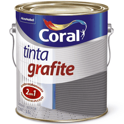Tinta grafite galao cinza escuro