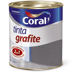 Tinta grafite 1/4 cinza escuro