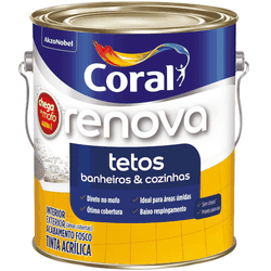 Coral renova tetos galao branco