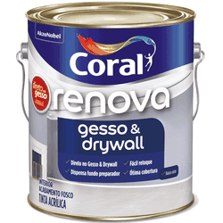 Coral renova gesso & drywall galao branco