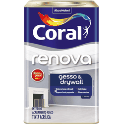 Coral renova gesso & drywall lata branco