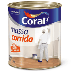 Massa corrida 1,5kg branco 1/4