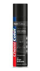 Tinta spray chemicolor u.g preto brilhante