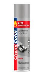 Tinta spray chemicolor a. temp aluminio