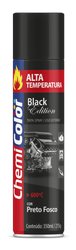Tinta spray chemicolor a. temp preto fosco