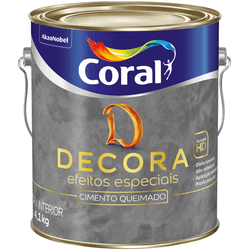 Decora efeitos espec. cimento queimado galao base