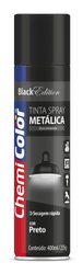 Tinta spray chemicolor metalica preto