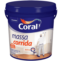 Massa corrida 5,7kg branco galao