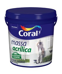 Massa acrilica 5,7kg branco gl