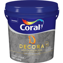 Decora efeitos espec. cimento queimado galao tubarao branco