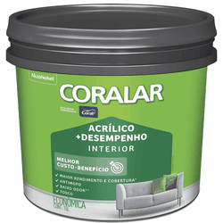 Coralar acr + desemp. balde 15l branco
