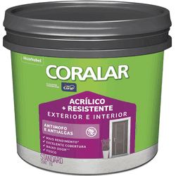 Coralar acr + resist. balde 15l branco