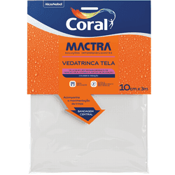 Tela impermeabilizante vedatrinca mactra branca 0,10x3m
