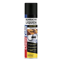 Borracha liquida chemicolor preto 400ml/240g