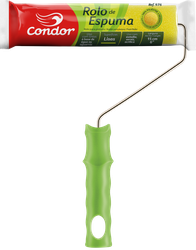 Rolo de espuma condor 976 - amarela 15cm c/ suporte