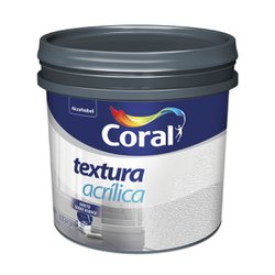 Textura acrilica 25kg branco balde plastico